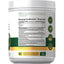Panel showing Supplement Facts for Organic Greens Powder.