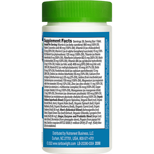 Men's One + Real Food Nutrients, 120 Vegetarian Caplets