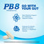 Product highlights graphic stating Probiotic Support for Balanced Digestive System*, 8 Carefully Selected Probiotic Strains in a Vegetarian Capsule