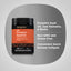 Product highlights graphic stating Pumpkin Seed Oil, Saw Palmetto, and Biotin; Non-GMO, Gluten-Free, Quick Release Softgels.