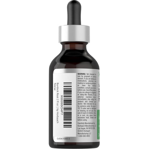 Burdock Root Liquid Extract Alcohol Free, 2 fl oz (59 mL) Dropper Bottle