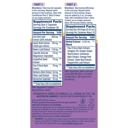 CandiSmart Yeast Balancing Formula