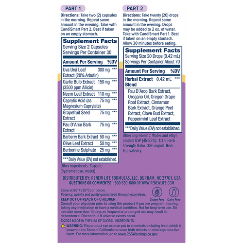 CandiSmart Yeast Balancing Formula