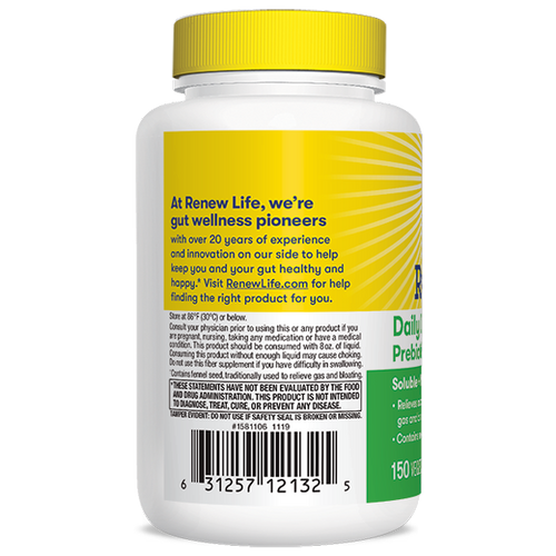 Daily Digestive Prebiotic Fiber, 150 Vegetarian Capsules