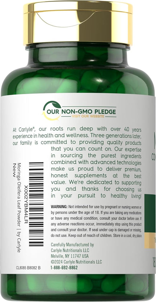 Moringa Oleifera, 6000 mg (per serving), 180 Quick Release Capsules