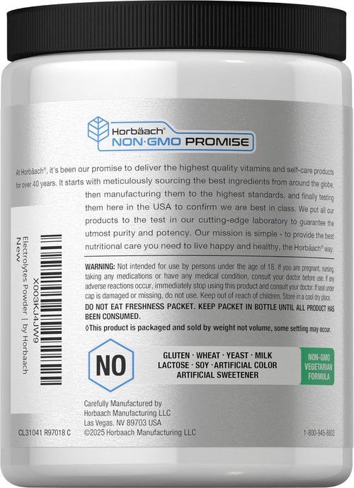 Electrolyte Powder (Lemon), 16 oz (454 g) Bottle