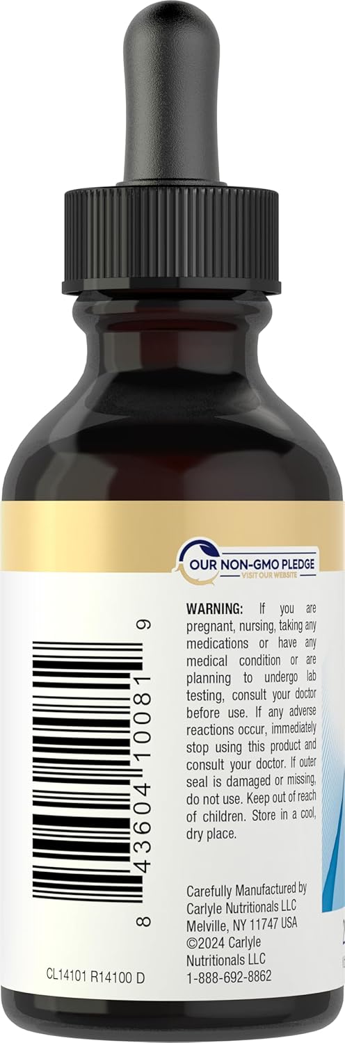 Liquid Biotin (Berry), 10000 mcg (per serving), 2 fl oz (59 mL) Dropper Bottle