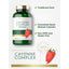Carlyle Cayenne Complex 600 mg, 350 quick-release capsules in a product bottle, suitable for dietary supplements.