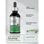 Super Concentrated Skullcap Scutellaria Lateriflora Liquid Extract, 2 fl. oz. (59 mL), non-GMO, gluten-free, and alcohol-free.