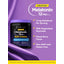 Product highlights graphic stating 12 mg Melatonin per serving, with Magnesium Glycinate, Mixed Berry flavor, non-GMO, gluten-free.