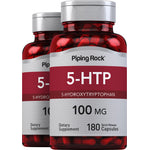 5-HTP, 100 mg, 180 Quick Release Capsules, 2  Bottles