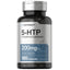 5-HTP 5-Hydroxytryptophan 200mg per serving, 180 capsules. A non-GMO and gluten-free dietary supplement.