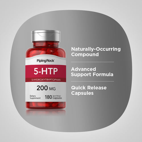 5-HTP, 200 mg, 180 Quick Release Capsules