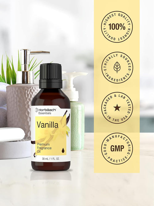 Vanilla Premium Fragrance Oil, 1 fl oz (30 mL) Dropper Bottle
