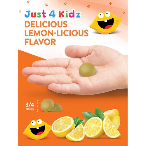 Kids Vitamin C + Zinc (Delicious Lemon-Licious), 60 Gummies