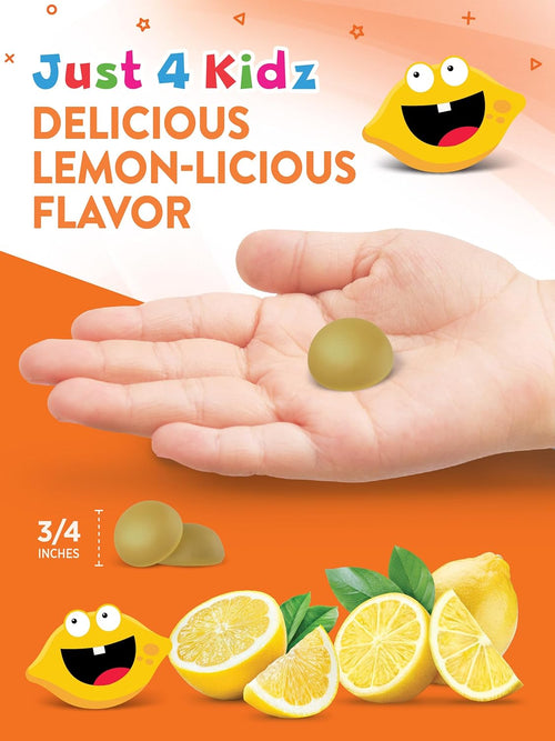 Kids Vitamin C + Zinc (Delicious Lemon-Licious), 60 Gummies