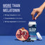CALM Sleep with Melatonin Gummies Blueberry-Pomegranate Flavor, 120 Tasty Gummies