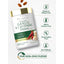 Garlic & Cayenne bottle with icons indicating gluten, wheat, milk, lactose, preservative free, no artificial flavors, non-GMO.