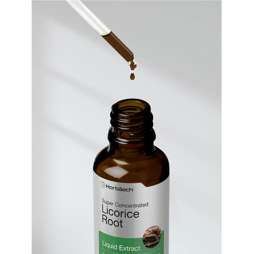 Licorice Root Liquid Extract Alcohol Free, 2 fl oz (59 mL) Dropper Bottle