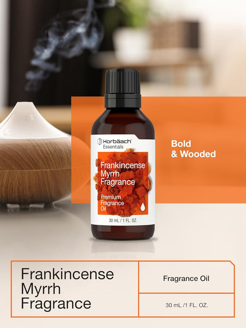Frankincense Myrrh Premium Fragrance Oil, 1 fl oz (30 mL) Dropper Bottle