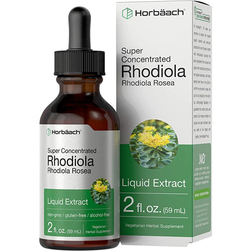 Rhodiola Liquid Extract Alcohol Free, 2 fl oz (59 mL) Dropper Bottle