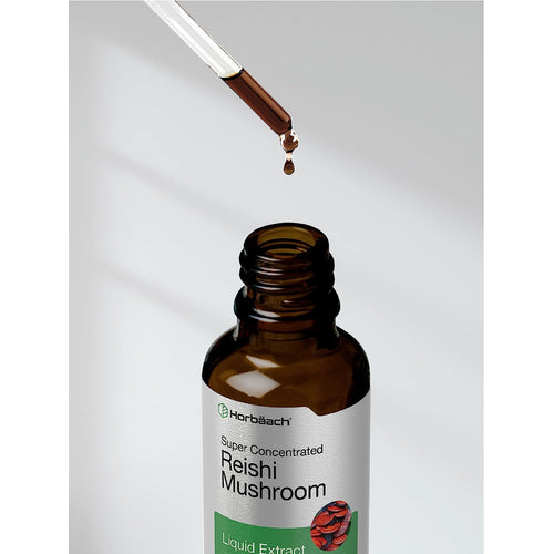 Reishi Mushroom Liquid Extract, 2 fl oz (59 mL) Dropper Bottle
