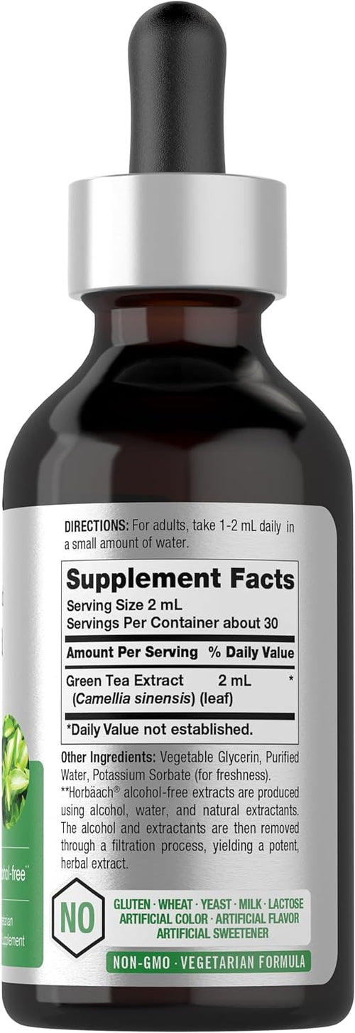 Green Tea Liquid Extract, 2 fl oz (59 mL) Dropper Bottle