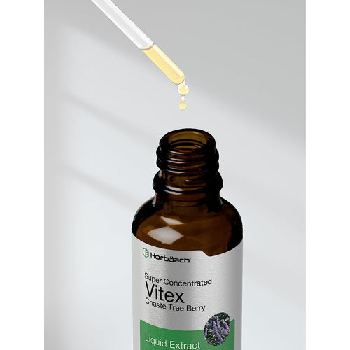 Chaste Tree Berry (Vitex) Liquid Extract  Alcohol Free, 2 fl oz (59 mL) Dropper Bottle