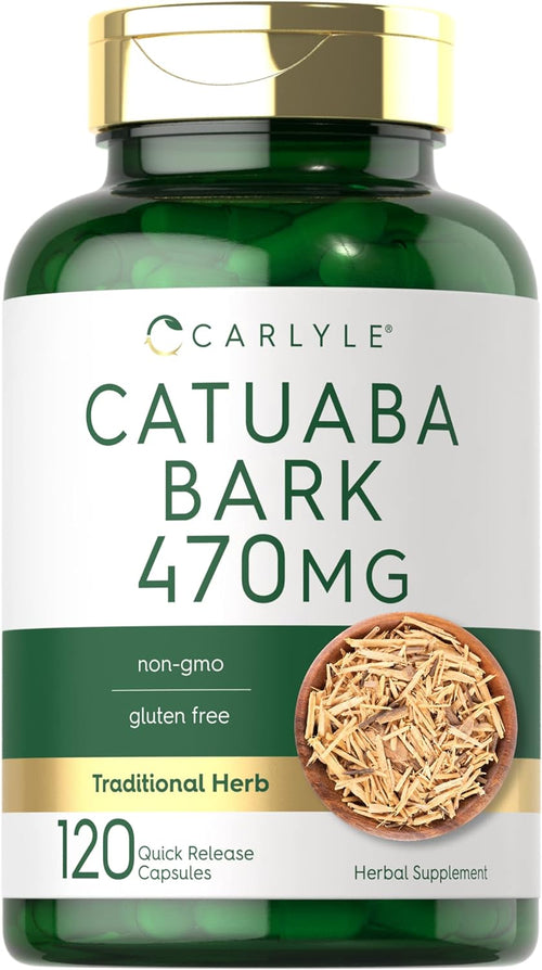 Catuaba Bark, 470 mg, 120 Quick Release Capsules
