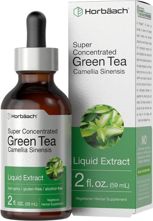 Green Tea Liquid Extract, 2 fl oz (59 mL) Dropper Bottle