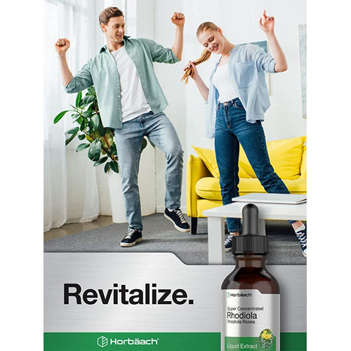 Rhodiola Liquid Extract Alcohol Free, 2 fl oz (59 mL) Dropper Bottle