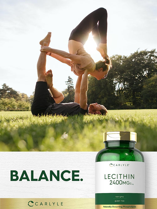 Lecithin - NON GMO, 2400 mg, 240 Quick Release Softgels