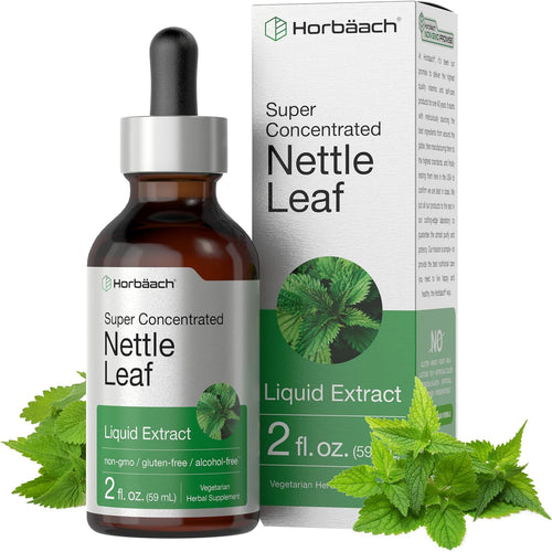 Nettle Leaf Liquid Extract Alcohol Free, 2 fl oz (59 mL) Dropper Bottle