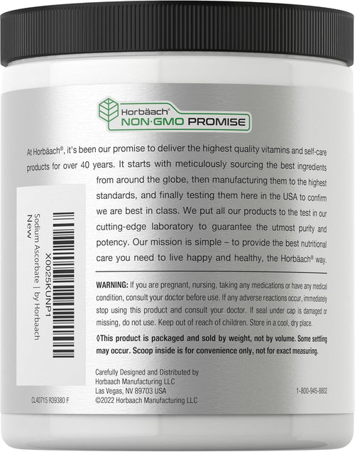 Sodium Ascorbate Buffered Vitamin C Powder, 16 fl oz (473 g) Bottle