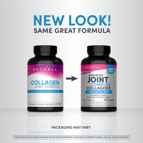 Joint Complex Collagen Type 2 + Hyaluronic Acid, 120 Capsules