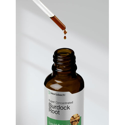 Burdock Root Liquid Extract Alcohol Free, 2 fl oz (59 mL) Dropper Bottle