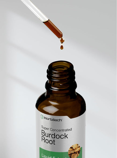 Burdock Root Liquid Extract Alcohol Free, 2 fl oz (59 mL) Dropper Bottle