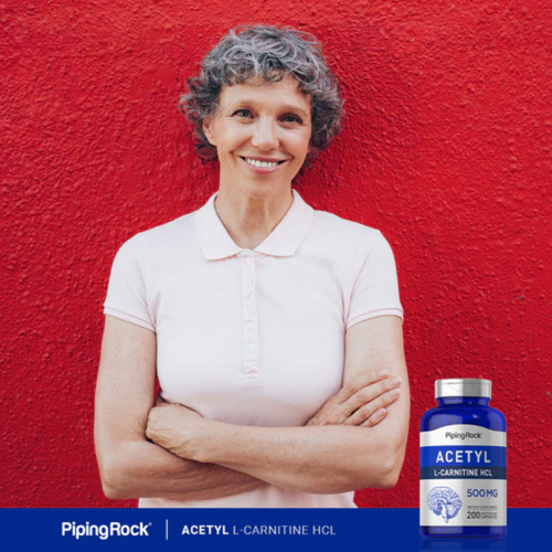 Acetyl L-Carnitine, 500 mg, 200 Quick Release Capsules, 2  Bottles
