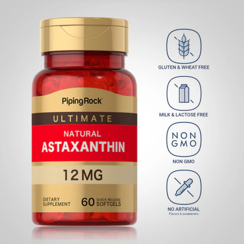 Astaxanthin, 12 mg, 60 Quick Release Softgels, 2  Bottles