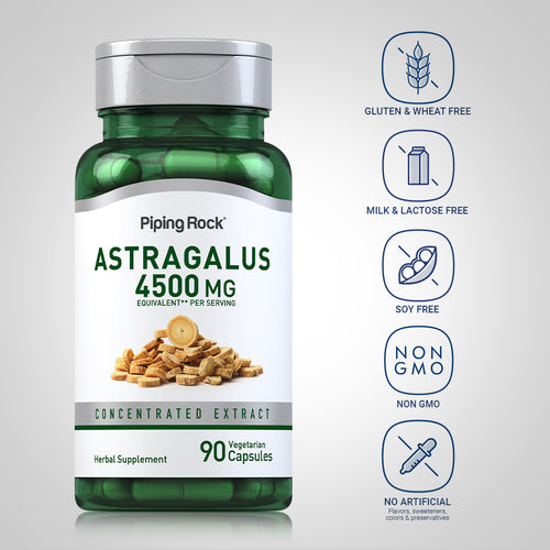 Astragalus Root, 4500 mg (per serving), 90 Vegetarian Capsules