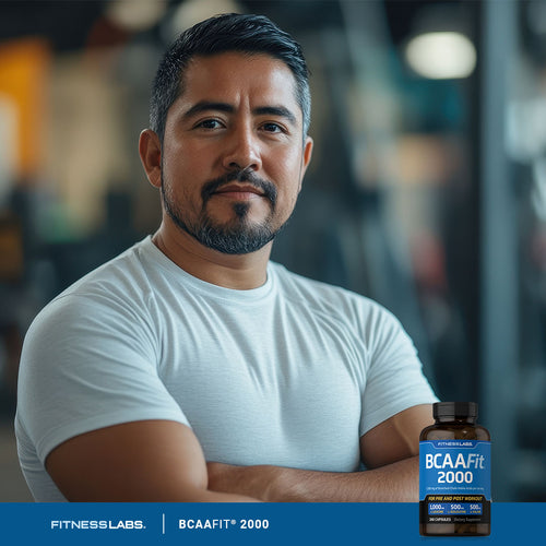 BCAAFit 2000, 2000 mg (per serving), 200 Capsules
