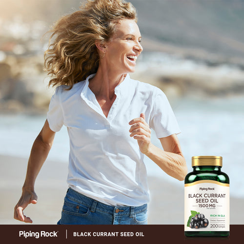 Black Currant Seed Oil, 1500 mg (per serving), 200 Quick Release Softgels