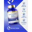 Carlyle Pantothenic Acid 1000 mg bottle with icons indicating Gluten & Wheat Free, Soy Free, Milk & Lactose Free, No Artificial flavors, sweeteners, colors or preservatives, and Our Non-GMO Pledge