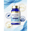 Carlyle Biotin 1,000 mcg bottle with quality badges stating Highest Quality 100%, Ethically Sourced Ingredients, Packaged & Lab Tested in the USA, and Good Manufacturing Practice GMP