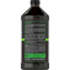 Back label with directions, ingredient, warning, and formula information for Pure Jamaican Black Castor Oil.