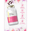 Bottle with softgels and icons indicating Gluten & Wheat Free, Preservative Free, Milk & Lactose Free, No Artificial Flavors, or Sweeteners.