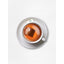 Lifestyle image of a cup of tea with tea bag on a white table.