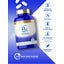 Carlyle Vitamin B1 500MG bottle with icons indicating Gluten & Wheat Free, Soy Free, Milk & Lactose Free, No Artificial flavors, sweeteners, colors or preservatives, Vegetarian Formula, and Our Non-GMO Pledge