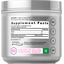 Back label / Supplement Facts panel for collagen peptides powder, showing directions, 2,500 mg collagen peptides per serving
