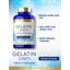graphic stating Gelatin 2,160 mg per serving +Silica Optimizer, Beauty Formula, Beauty Inside and Out, Non-GMO and Gluten Free